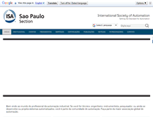 Tablet Screenshot of isasp.org.br
